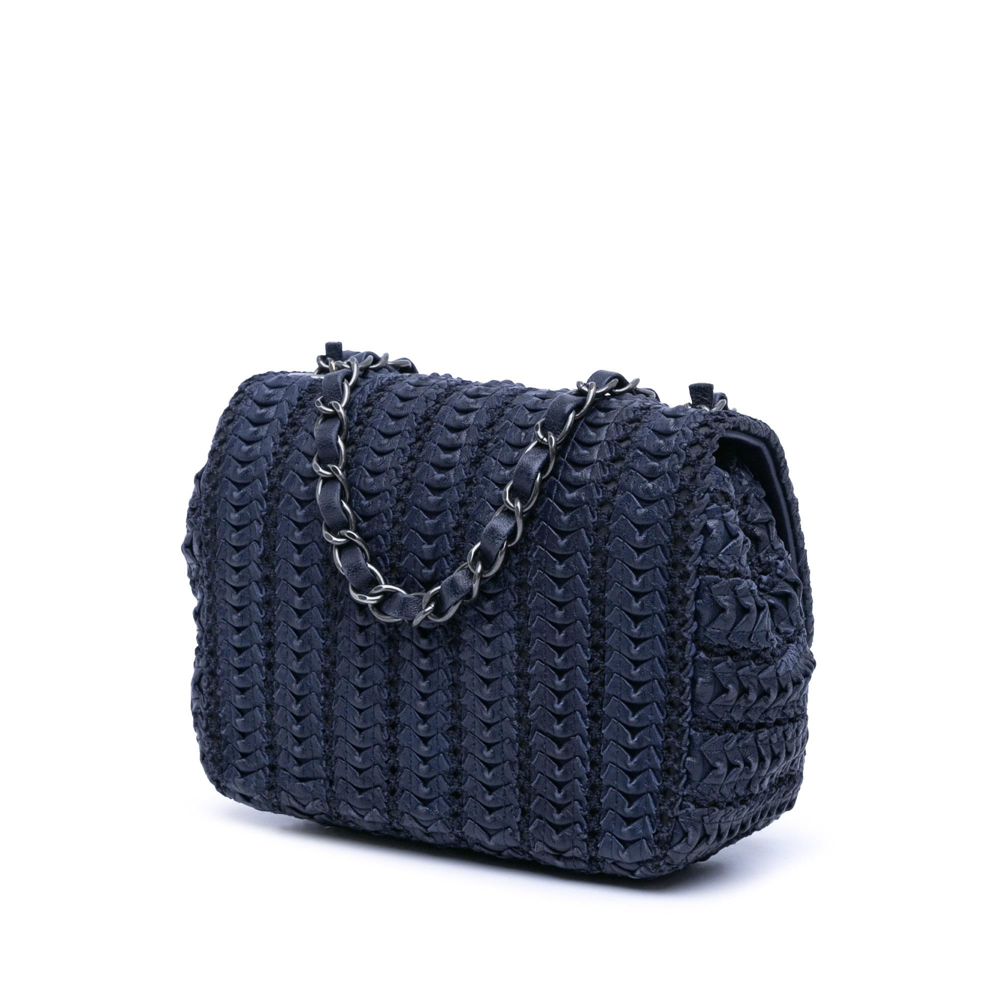 Top Quality Chanel Paris Seoul Mini Crochet Lambskin Single Flap (SHG-Sk7tO1)