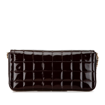 Top Quality Chanel Patent Choco Bar East West Flap (SHG-0yHZCX)