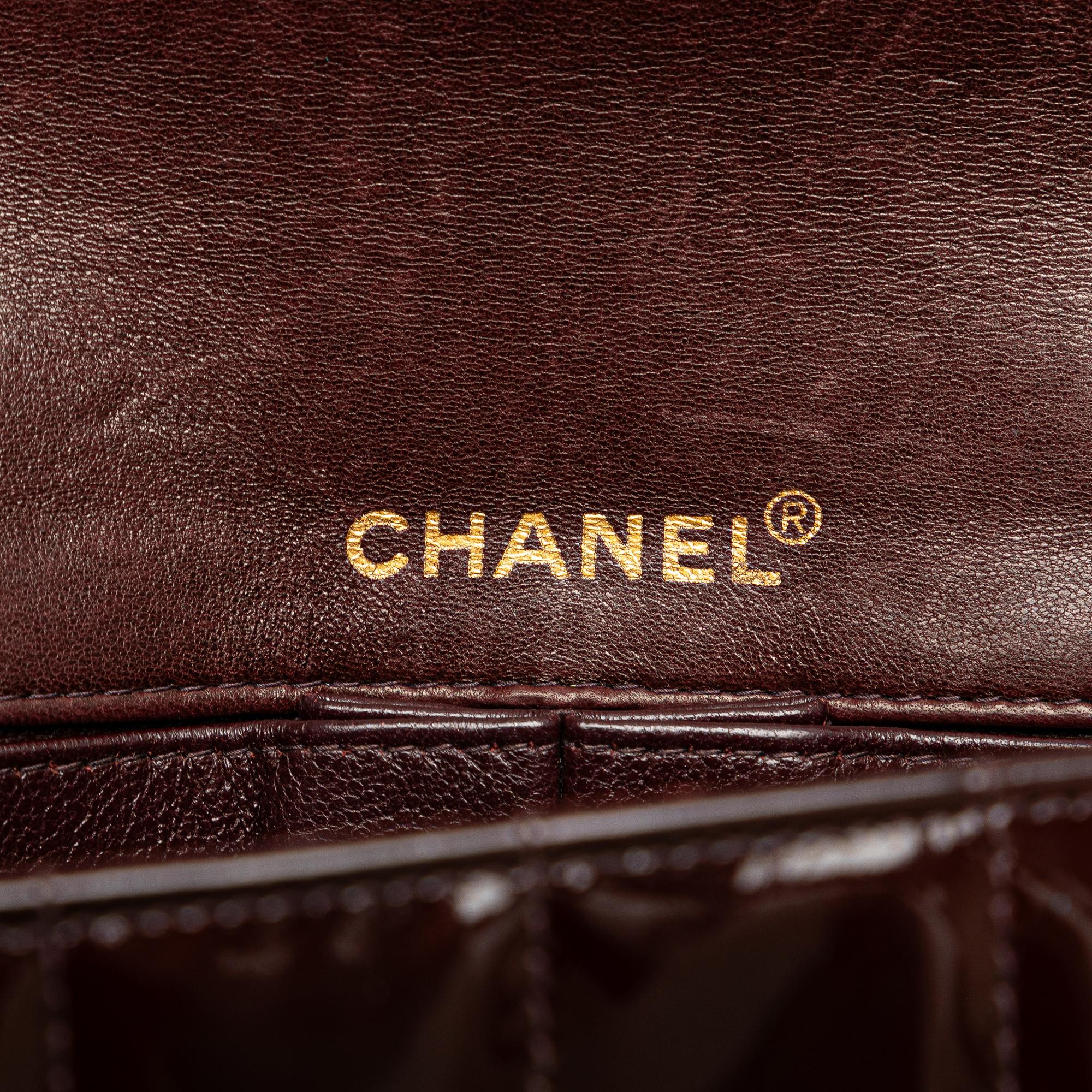 Top Quality Chanel Patent Choco Bar East West Flap (SHG-0yHZCX)