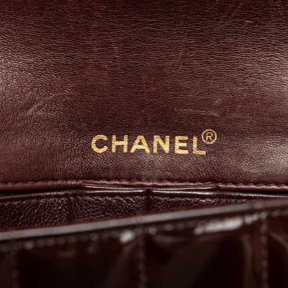 Top Quality Chanel Patent Choco Bar East West Flap (SHG-0yHZCX)