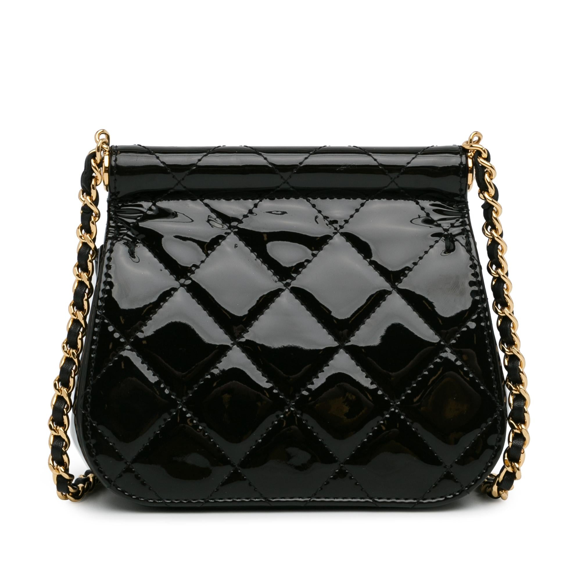 Top Quality Chanel Patent Frame Clutch Flap with Chain (SHG-kmbz5Y)