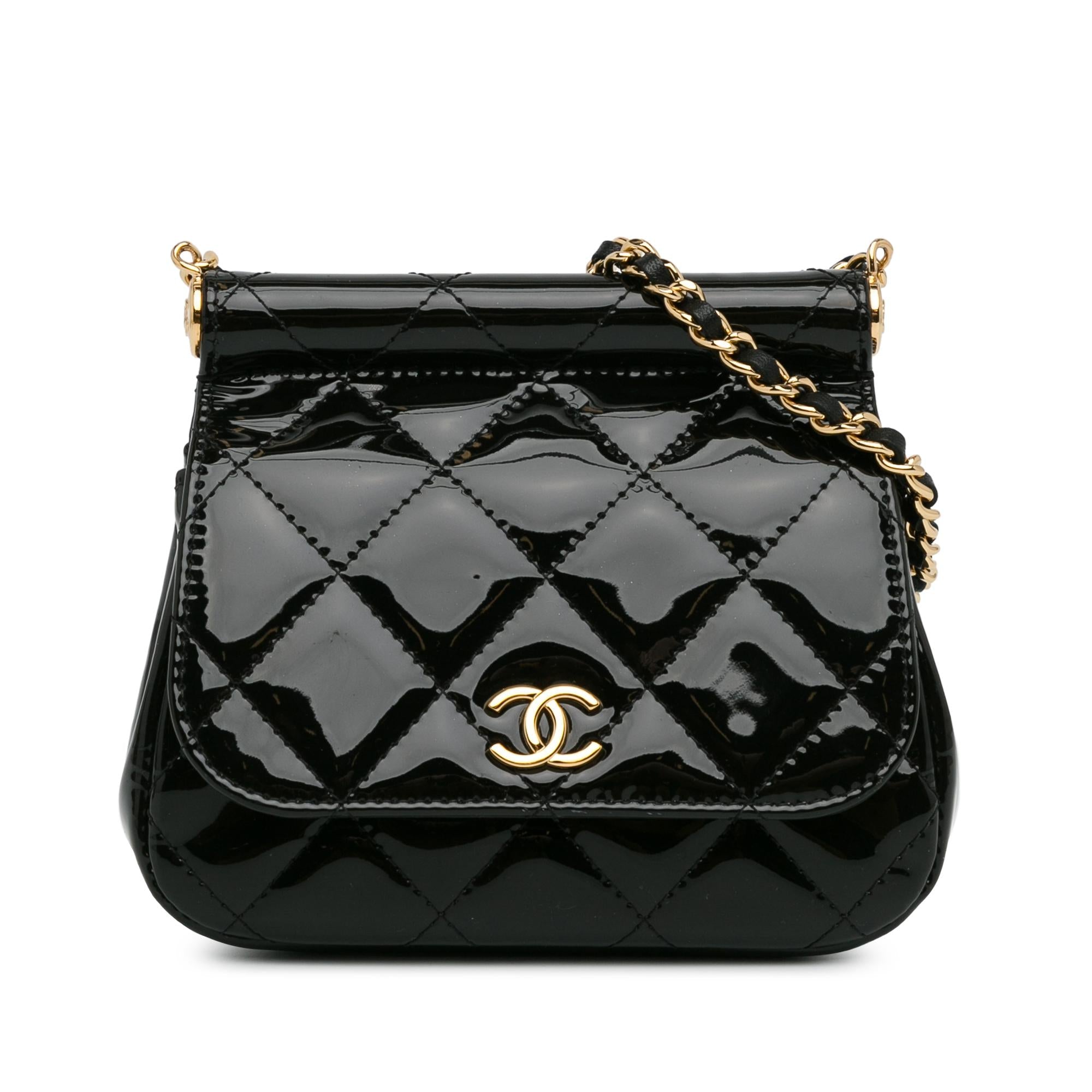 Top Quality Chanel Patent Frame Clutch Flap with Chain (SHG-kmbz5Y)