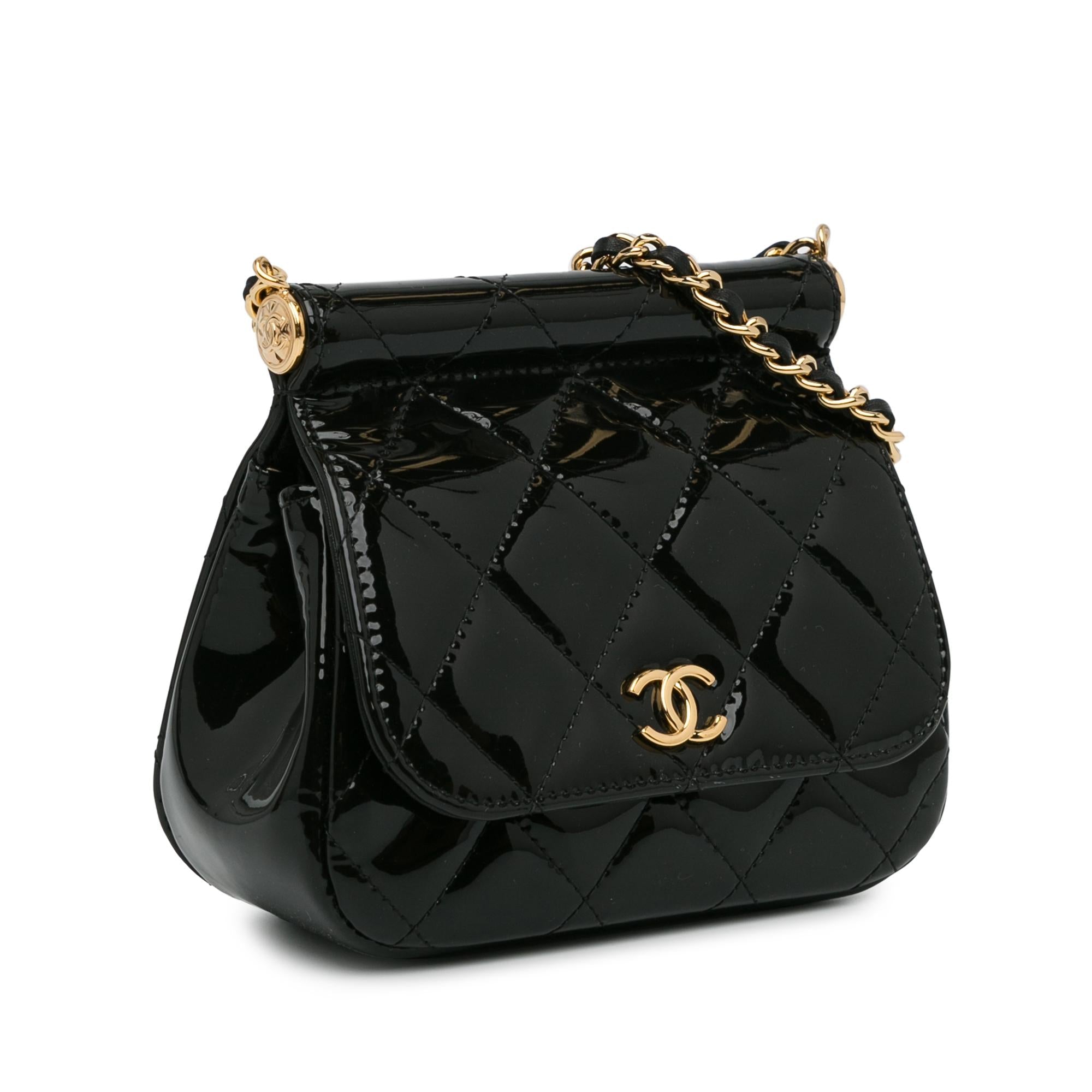 Top Quality Chanel Patent Frame Clutch Flap with Chain (SHG-kmbz5Y)