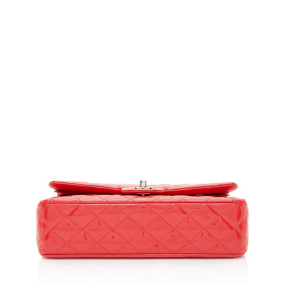Top Quality Chanel Patent Leather Classic Medium Double Flap Bag (SHF-96viXO)