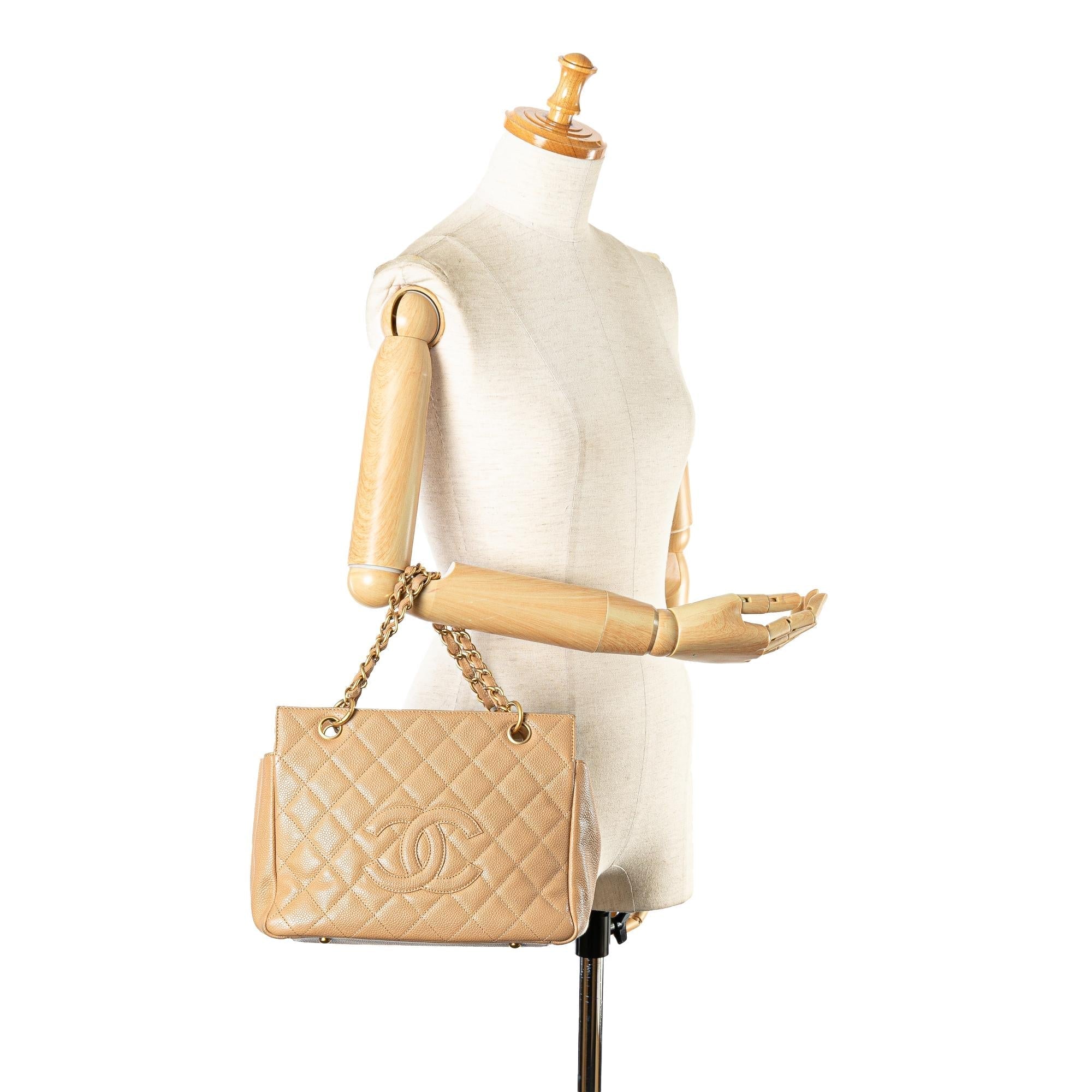 Top Quality Chanel Petite Caviar Timeless Shopping Tote (SHG-HnNmDD)