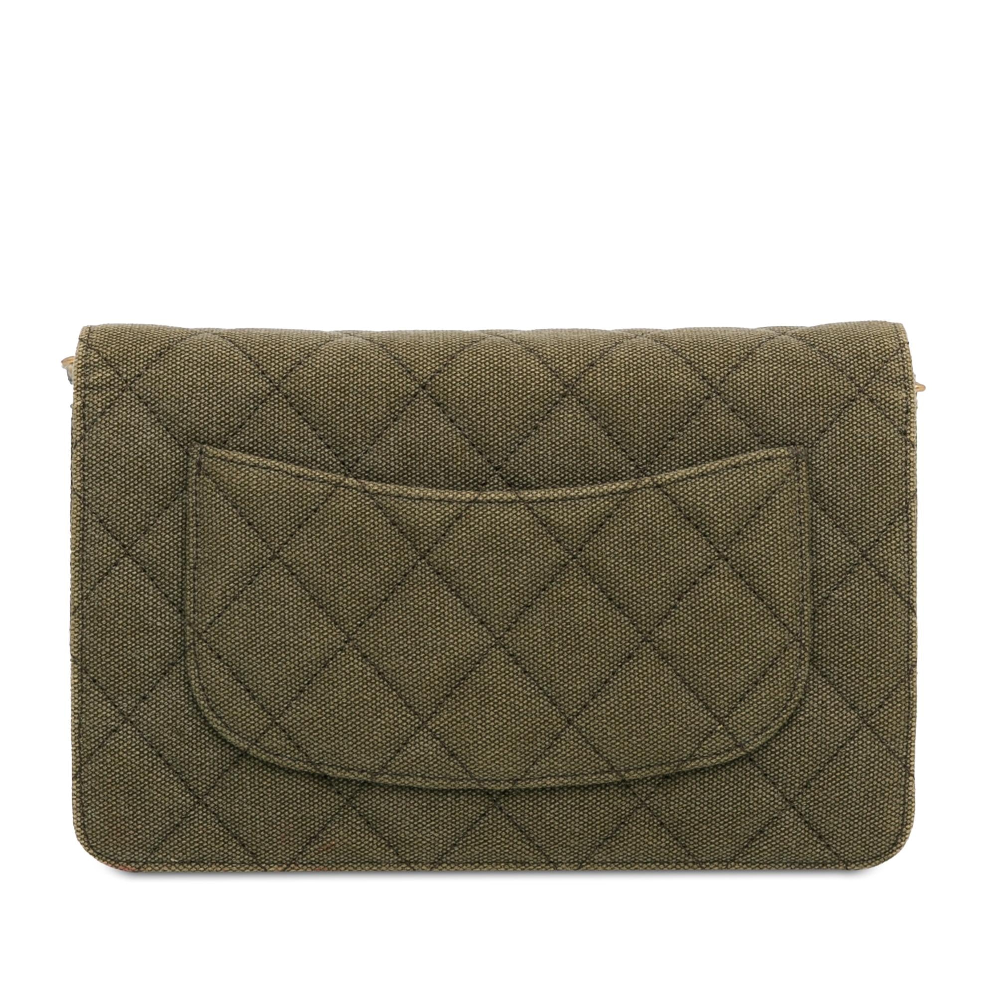 Top Quality Chanel Quilted Canvas Coco Cuba Charms Wallet On Chain (SHG-iFwSQ5)