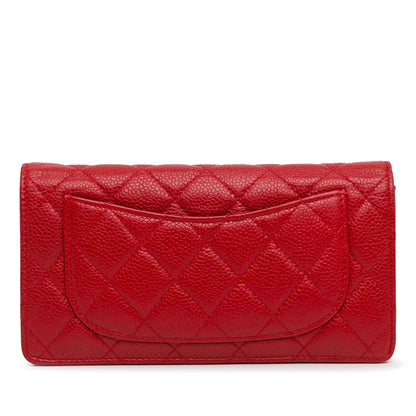 Top Quality Chanel Quilted Caviar L Yen Bifold Long Wallet (SHG-GP94qH)