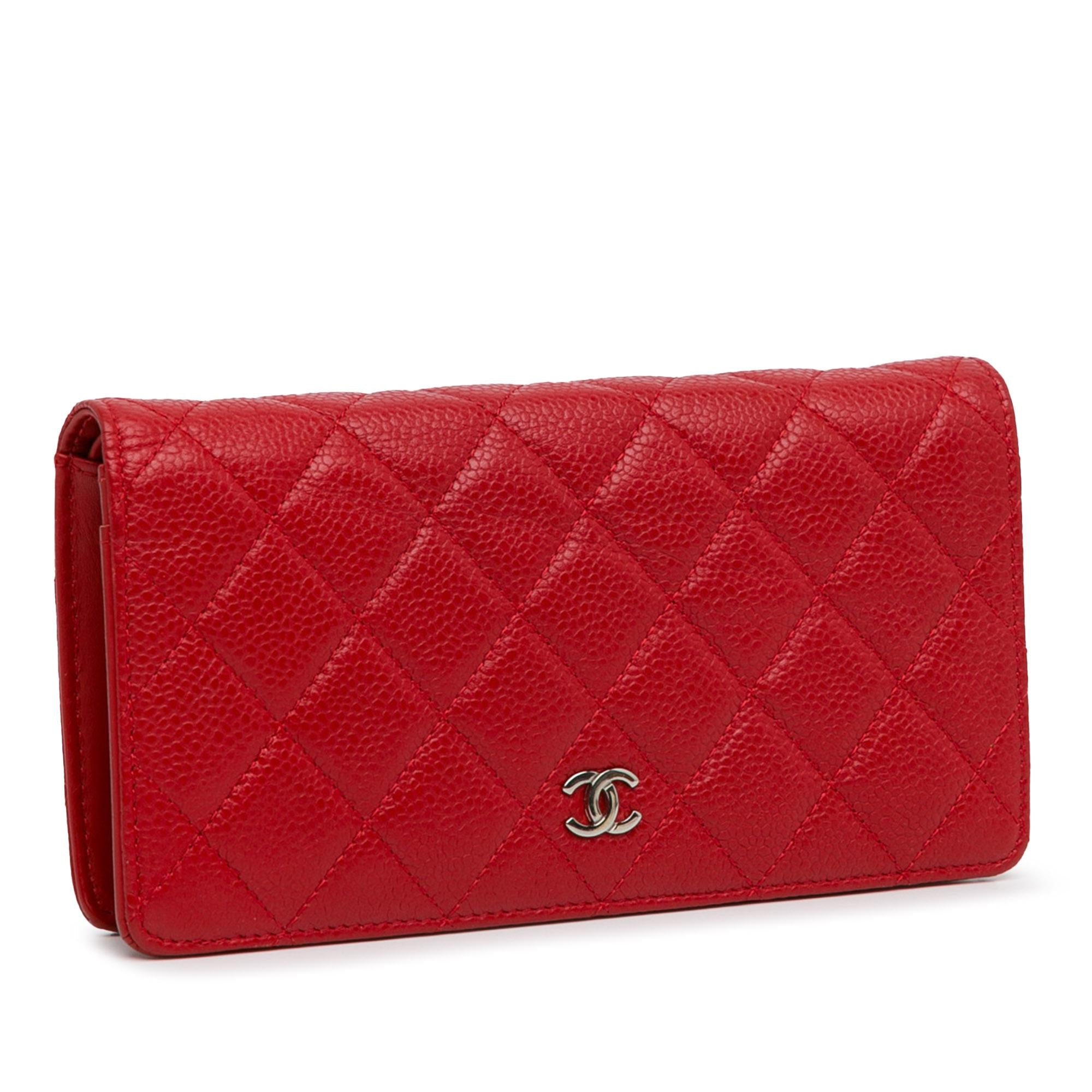 Top Quality Chanel Quilted Caviar L Yen Bifold Long Wallet (SHG-GP94qH)