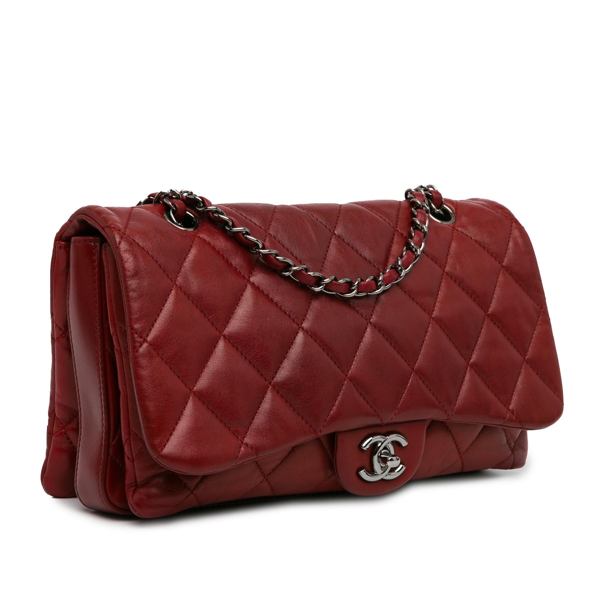 Top Quality Chanel Quilted Lambskin 3 Accordion Flap (SHG-1Ej2fV)