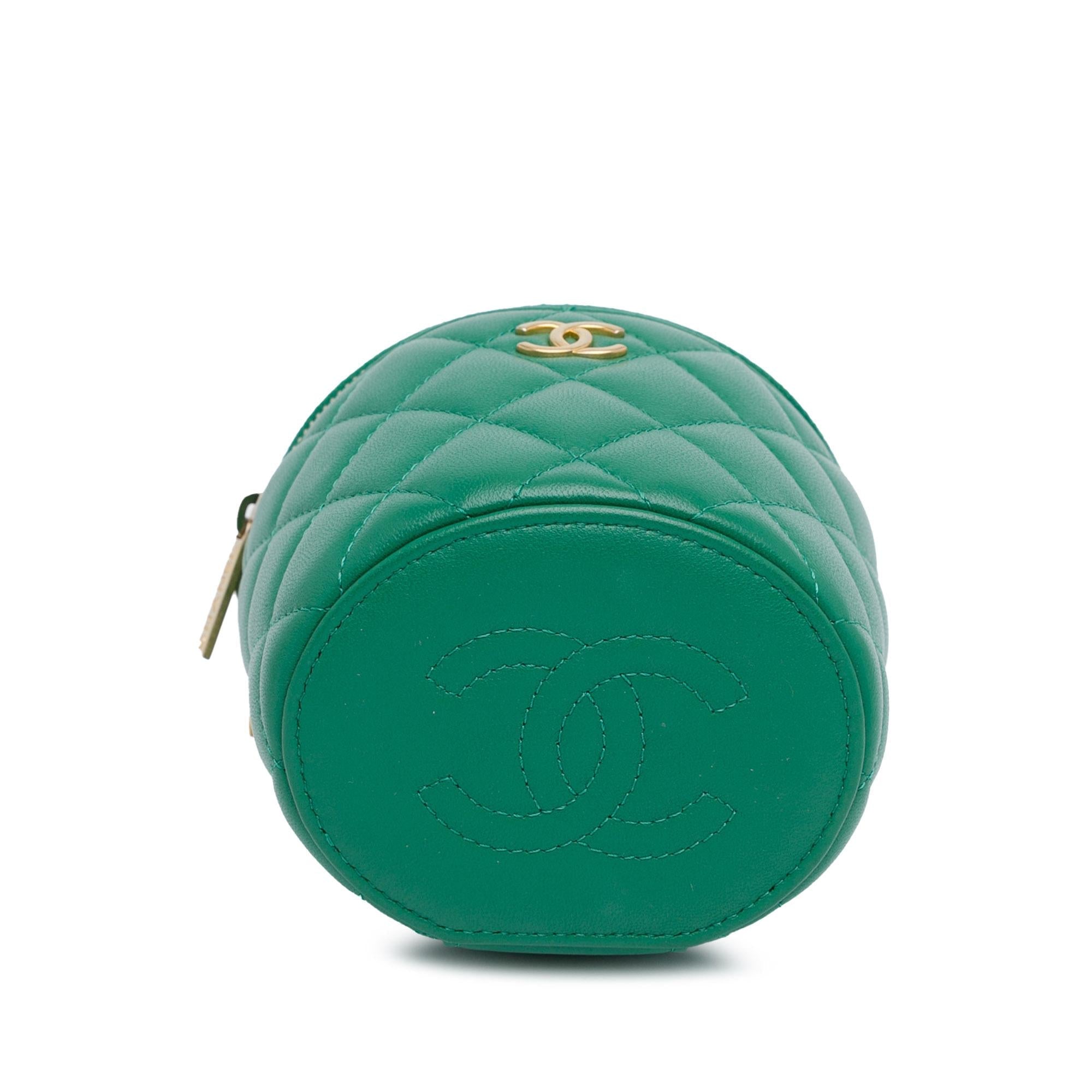 Top Quality Chanel Quilted Lambskin Afternoon Tea Vanity Case with Chain (SHG-mBV1ap)
