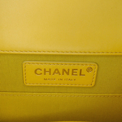 Top Quality Chanel Quilted Lambskin North South Boy Flap (SHG-0ajsvk)
