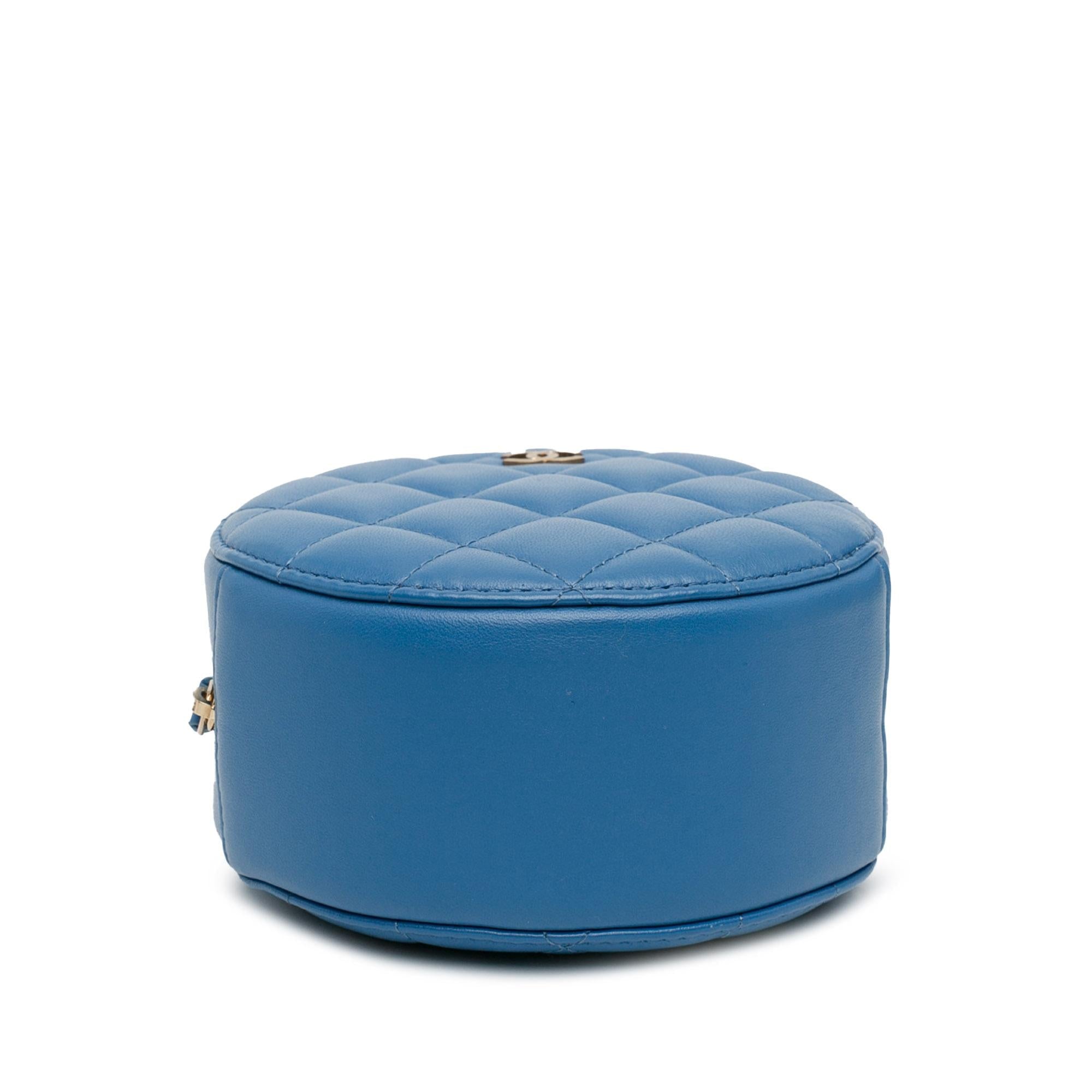 Top Quality Chanel Quilted Lambskin Round Clutch with Chain (SHG-Imo8ot)