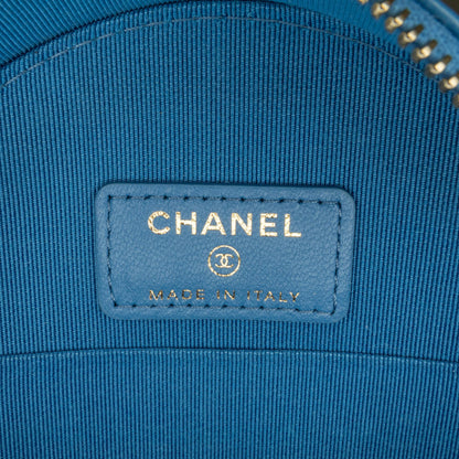 Top Quality Chanel Quilted Lambskin Round Clutch with Chain (SHG-Imo8ot)