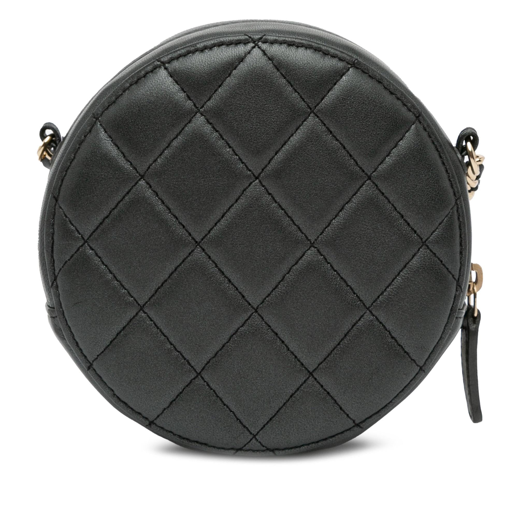 Top Quality Chanel Quilted Lambskin Round Pearl Clutch with Chain (SHG-gvPaNX)