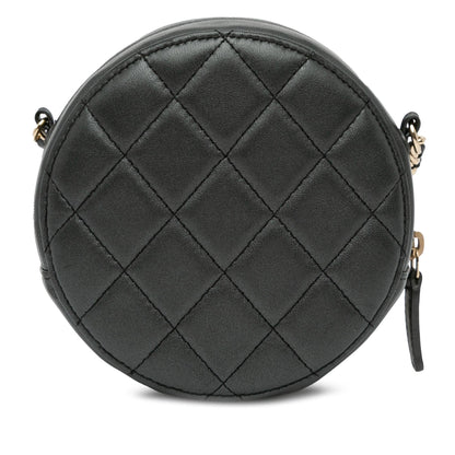Top Quality Chanel Quilted Lambskin Round Pearl Clutch with Chain (SHG-gvPaNX)