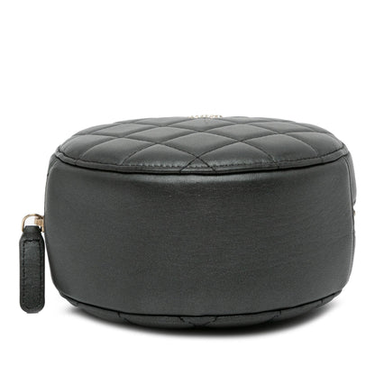 Top Quality Chanel Quilted Lambskin Round Pearl Clutch with Chain (SHG-gvPaNX)