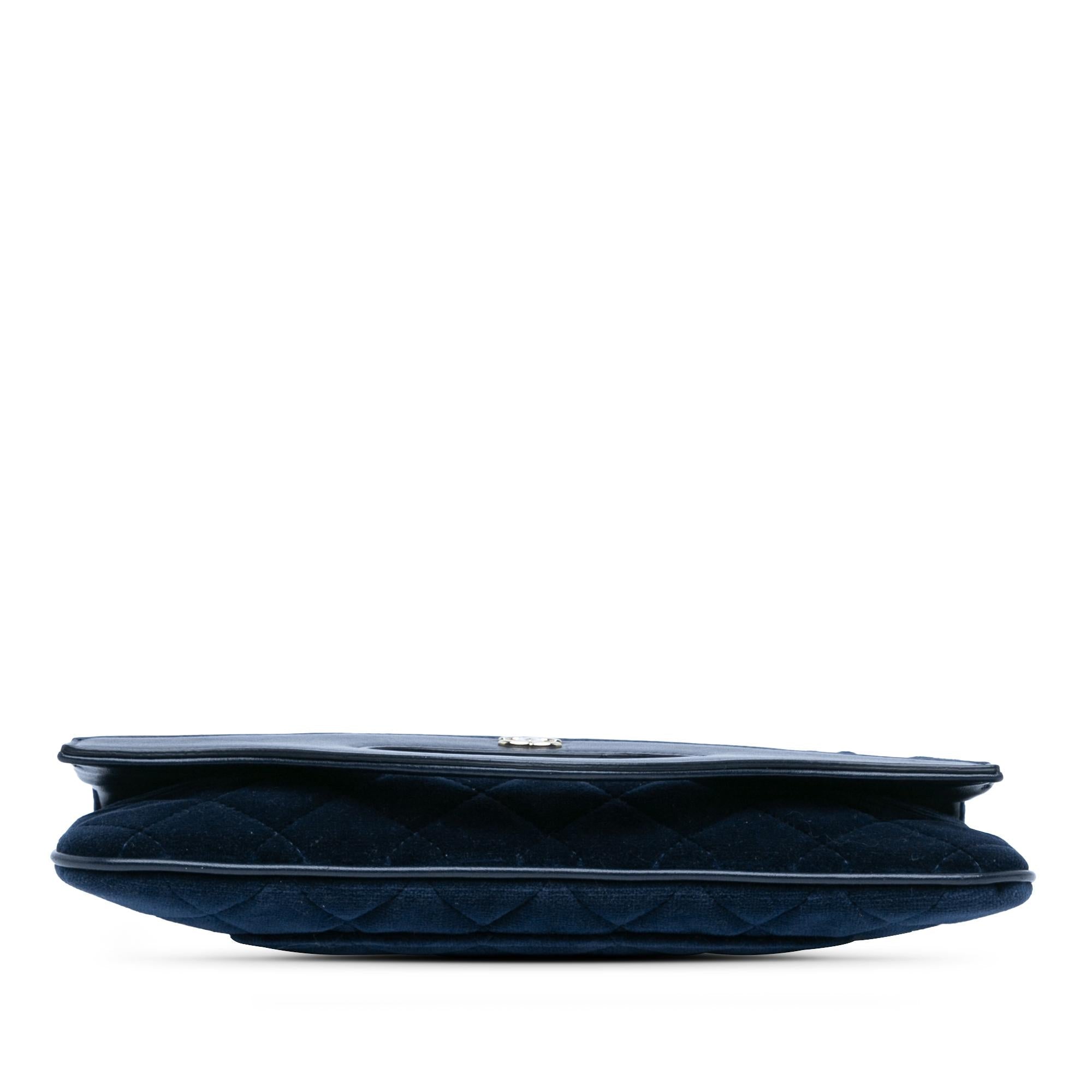 Top Quality Chanel Quilted Velvet 31 Clutch (SHG-EGJxIe)