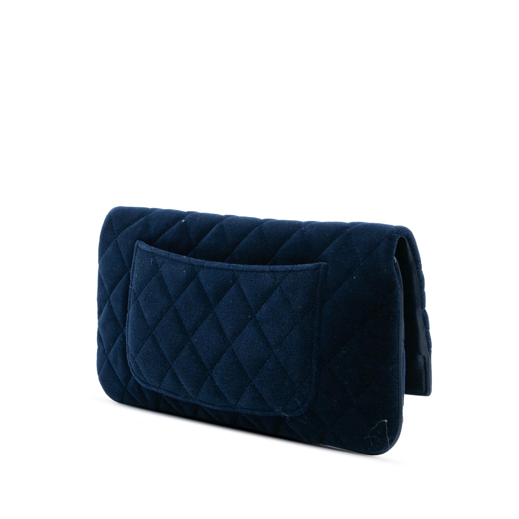 Top Quality Chanel Quilted Velvet 31 Clutch (SHG-EGJxIe)