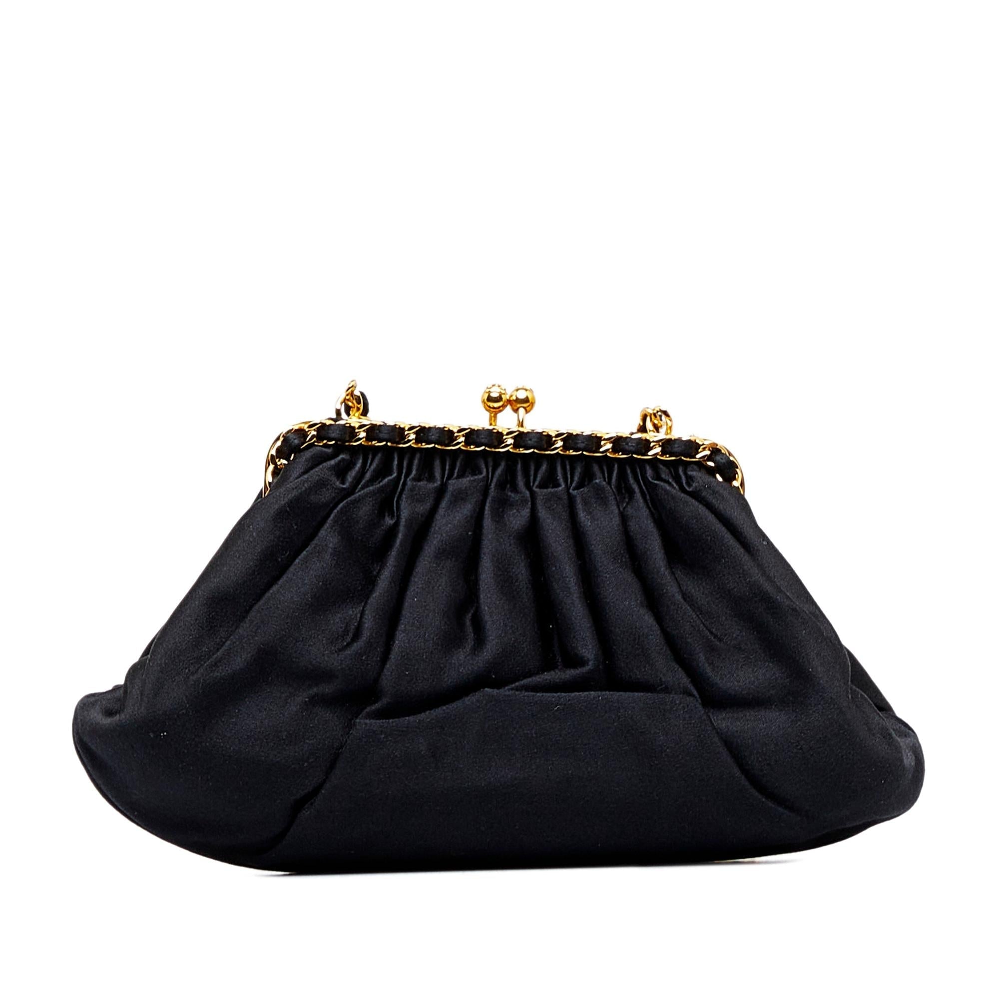 Top Quality Chanel Satin Frame Crossbody Bag (SHG-ViTQuR)