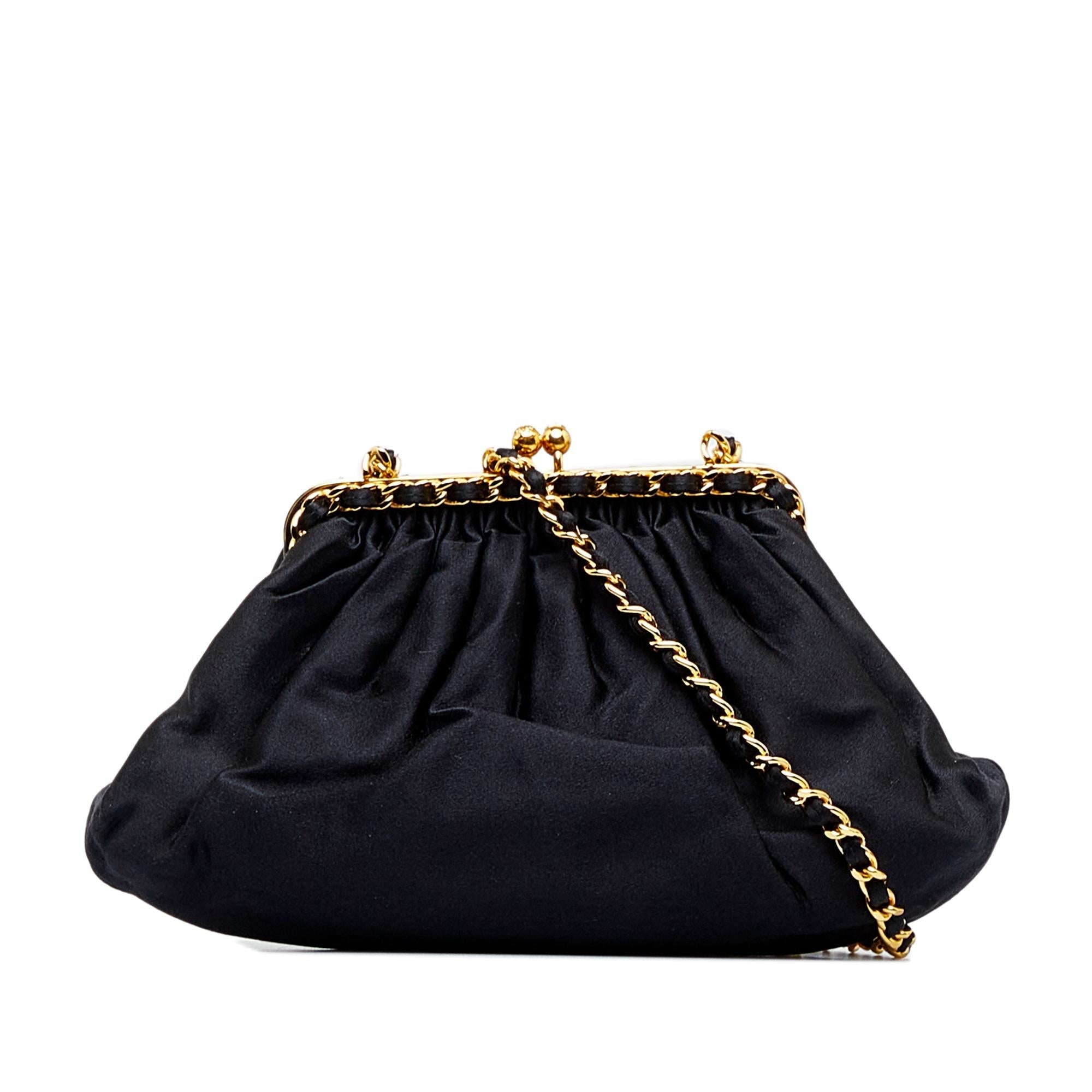 Top Quality Chanel Satin Frame Crossbody Bag (SHG-ViTQuR)