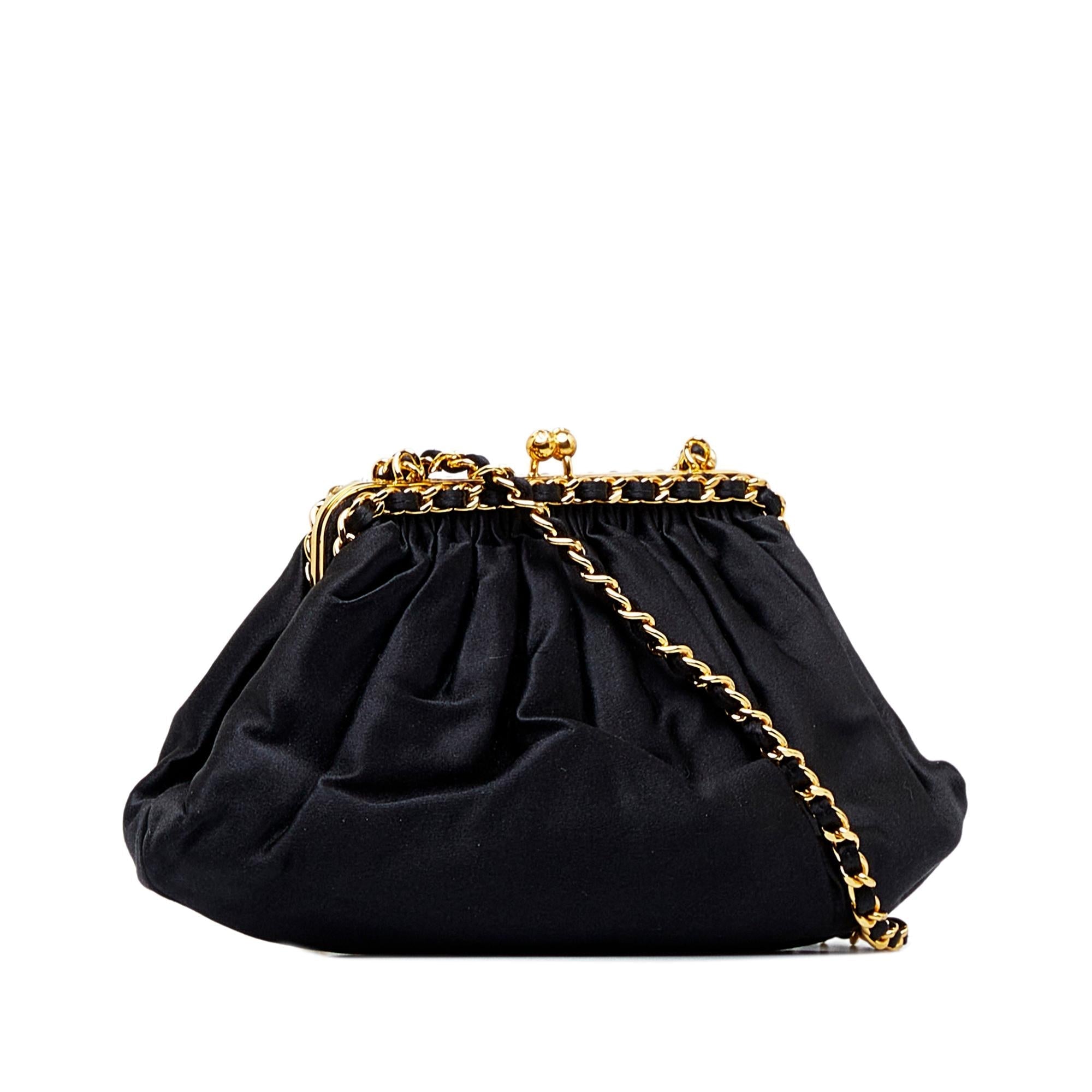 Top Quality Chanel Satin Frame Crossbody Bag (SHG-ViTQuR)