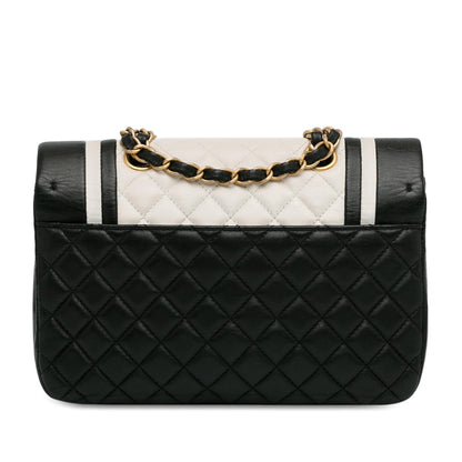 Top Quality Chanel Small Bicolor Lambskin Paris Cosmopolite Flap (SHG-yTuQ45)