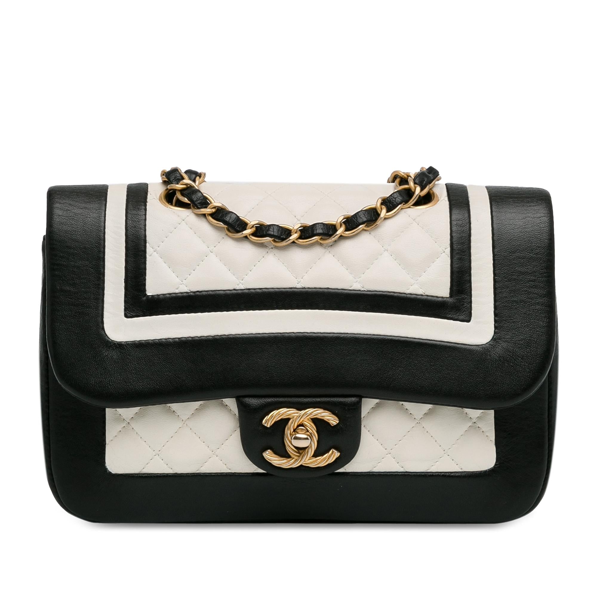 Top Quality Chanel Small Bicolor Lambskin Paris Cosmopolite Flap (SHG-yTuQ45)