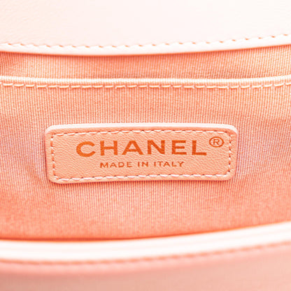 Top Quality Chanel Small Braided Chevron Boy Flap (SHG-eAcvzY)