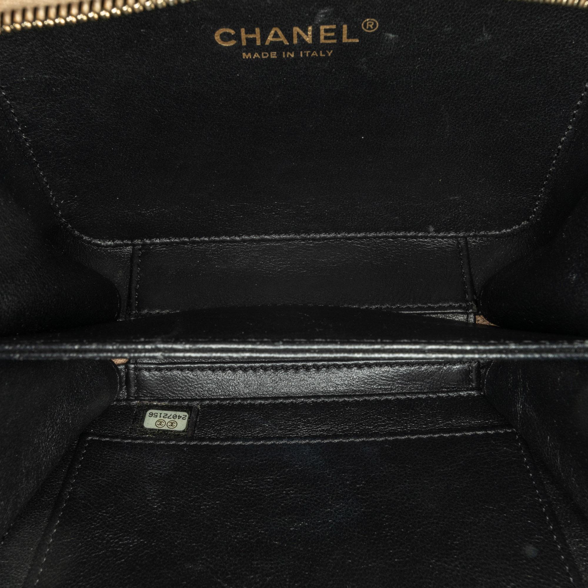 Top Quality Chanel Small Caviar CC Filigree Vanity Case (SHG-mliWa1)