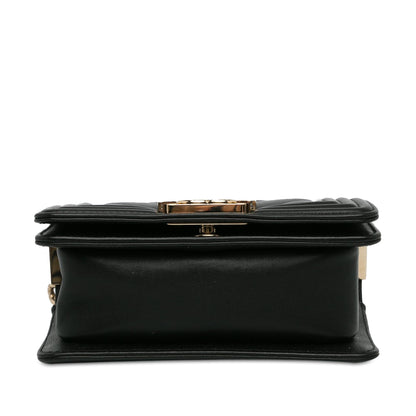Top Quality Chanel Small Chevron Boy Flap (SHG-PGXrMi)