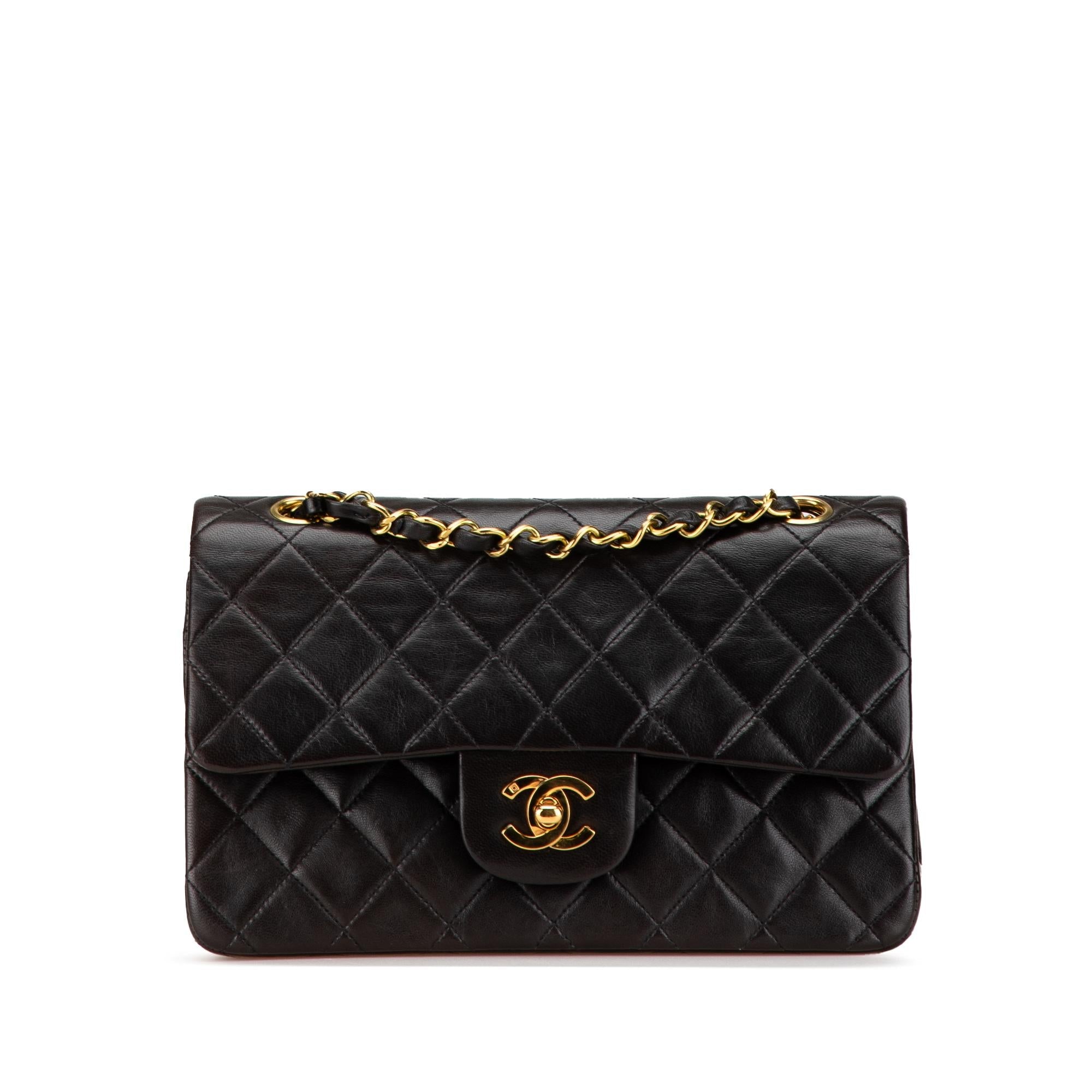 Top Quality Chanel Small Classic Lambskin Double Flap (SHG-X9pWVZ)