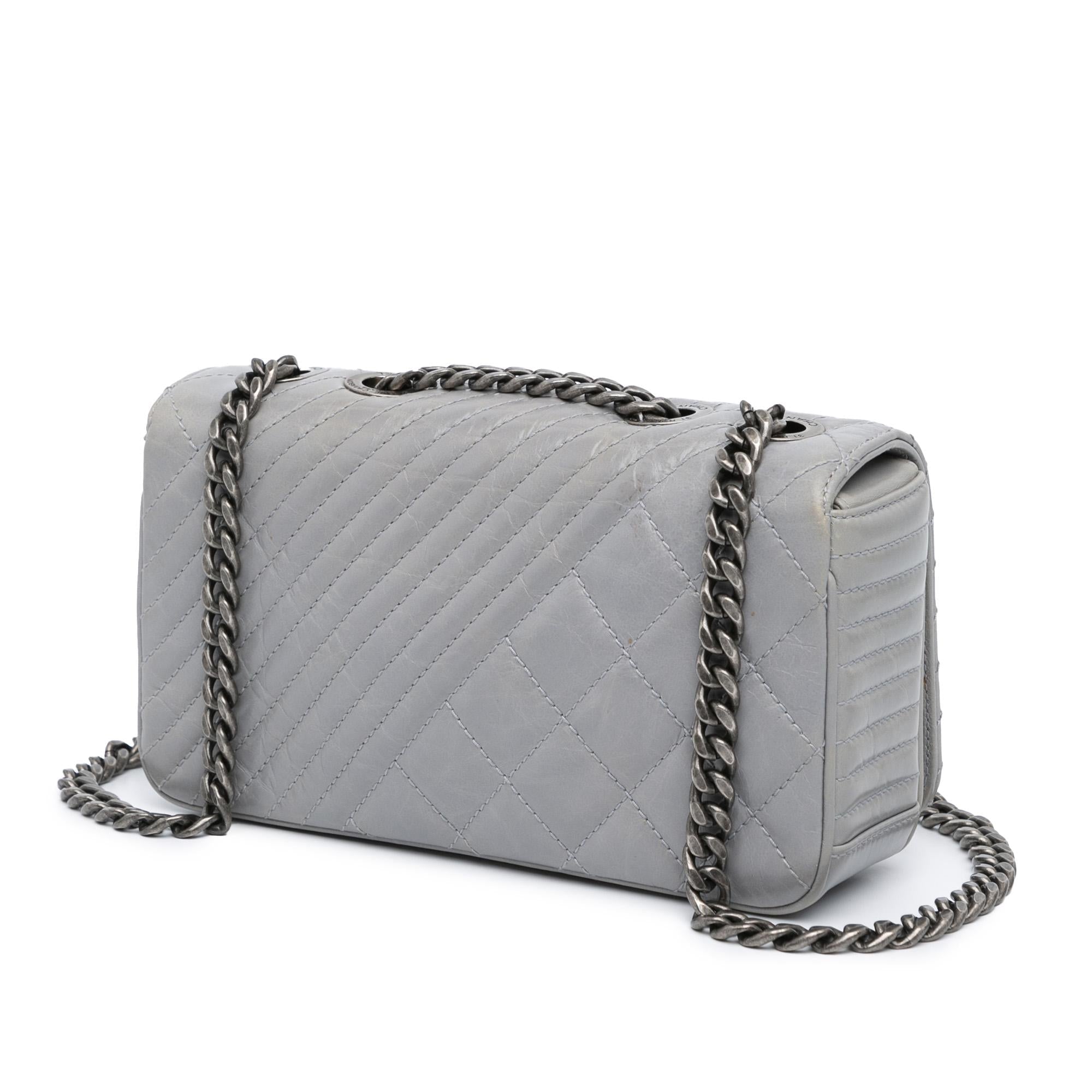 Top Quality Chanel Small Glazed Calfskin Coco Boy Flap (SHG-b3uTmc)