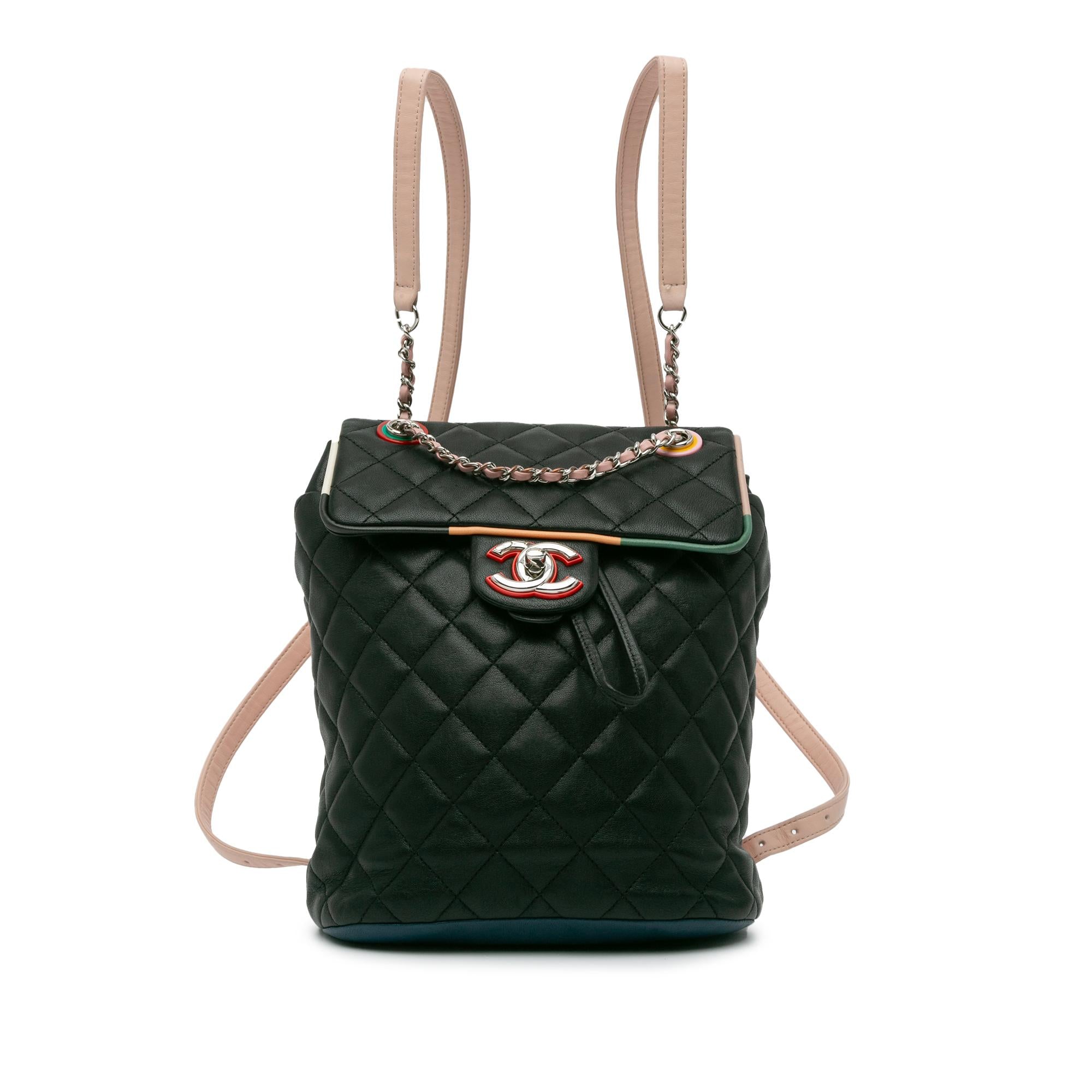 Top Quality Chanel Small Lambskin Cuba Color Urban Spirit Backpack (SHG-a8CuVs)