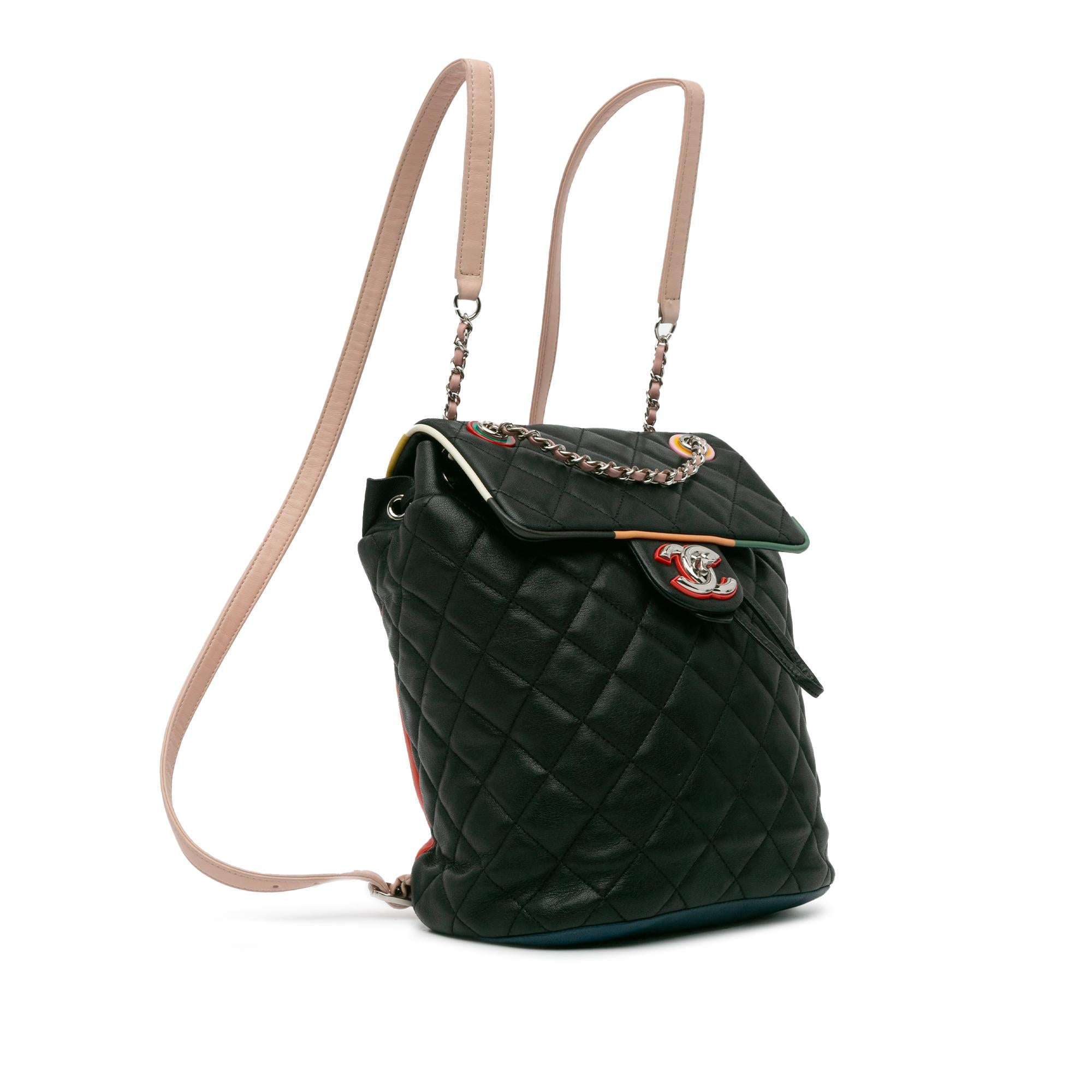 Top Quality Chanel Small Lambskin Cuba Color Urban Spirit Backpack (SHG-a8CuVs)