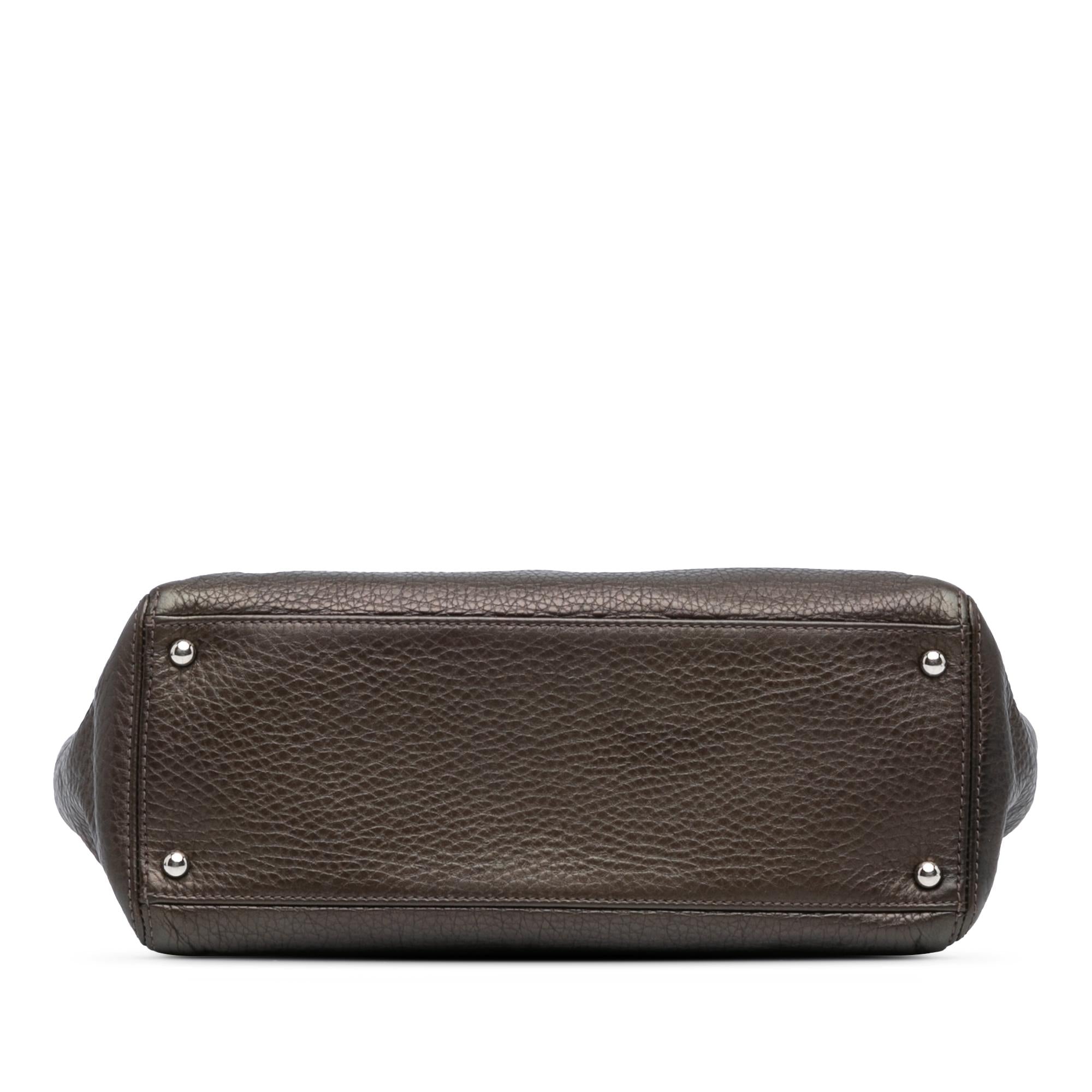 Top Quality Chanel Small Metallic Calfskin Executive Cerf Tote (SHG-DqfQFt)