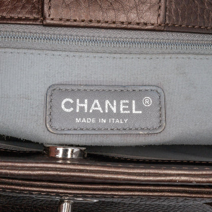 Top Quality Chanel Small Metallic Calfskin Executive Cerf Tote (SHG-DqfQFt)
