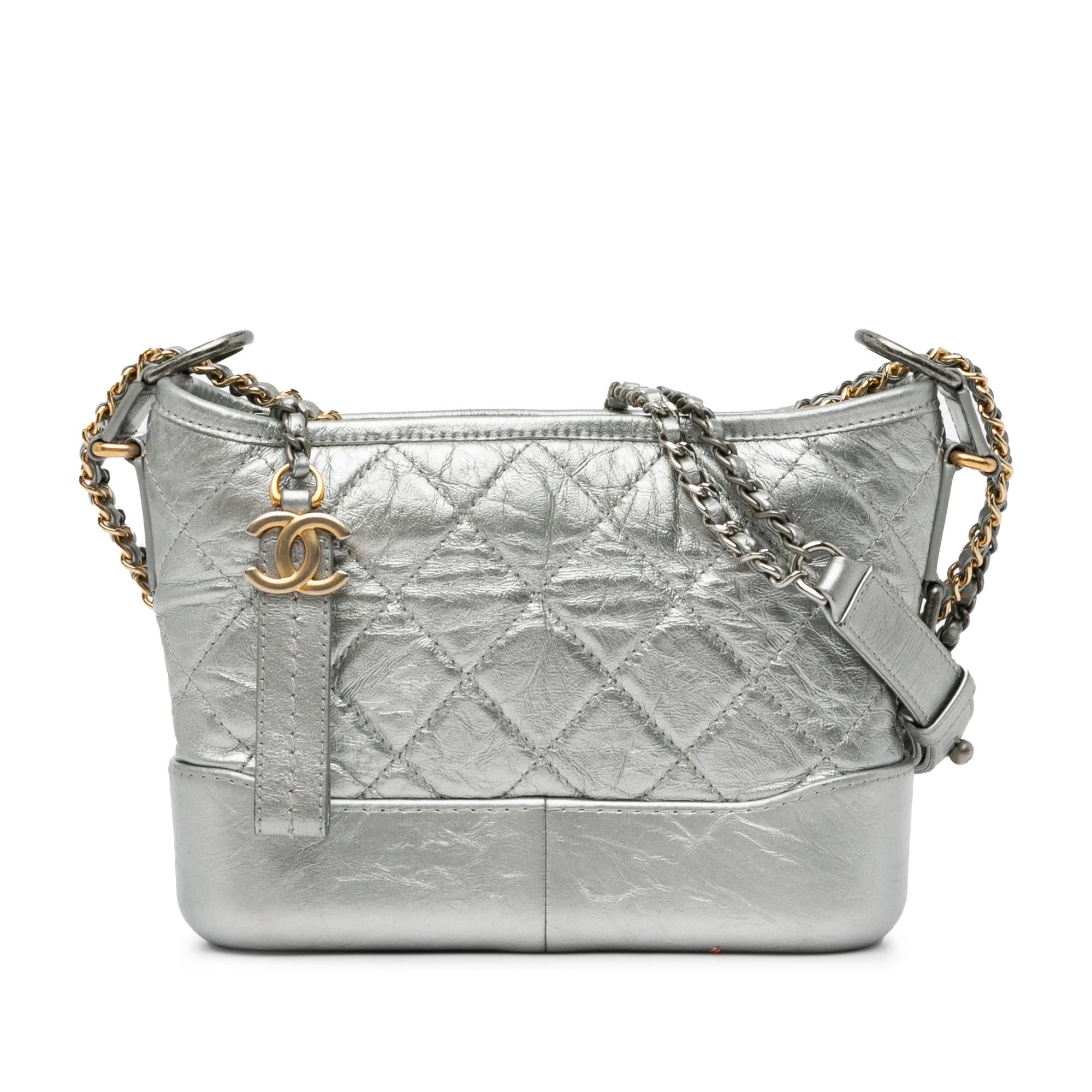 Top Quality Chanel Small Metallic Gabrielle Crossbody Bag (SHG-zsyPEg)