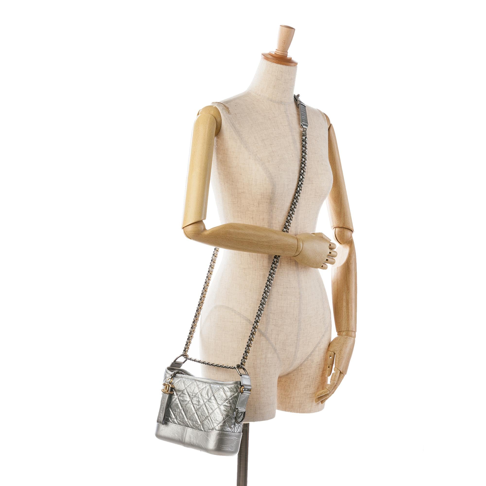 Top Quality Chanel Small Metallic Gabrielle Crossbody Bag (SHG-zsyPEg)
