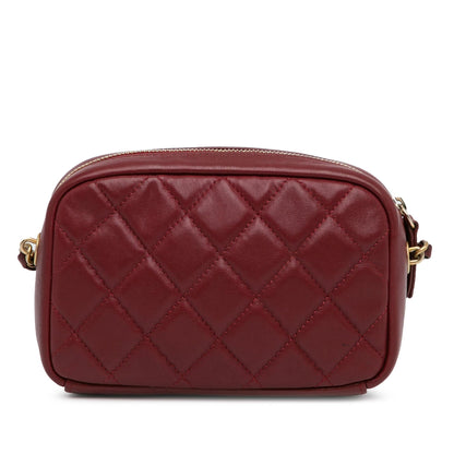 Top Quality Chanel Small Quilted Lambskin Buckle Camera Bag (SHG-xw9Eo6)