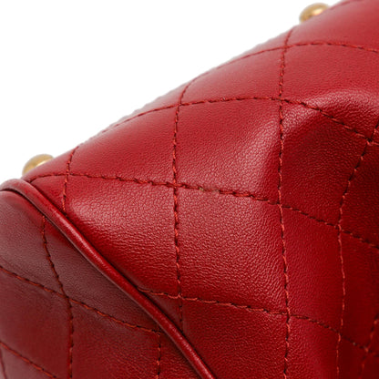 Top Quality Chanel Small Stitched Calfskin Egyptian Amulet Drawstring Bucket Bag (SHG-hm9mZm)