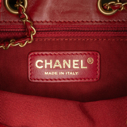 Top Quality Chanel Small Stitched Calfskin Egyptian Amulet Drawstring Bucket Bag (SHG-hm9mZm)