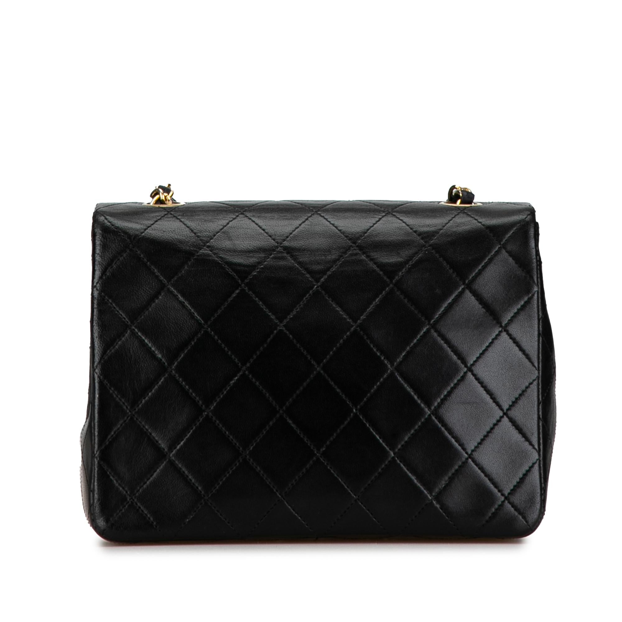 Top Quality Chanel Square Classic Quilted Lambskin Flap (SHG-NCKAmV)