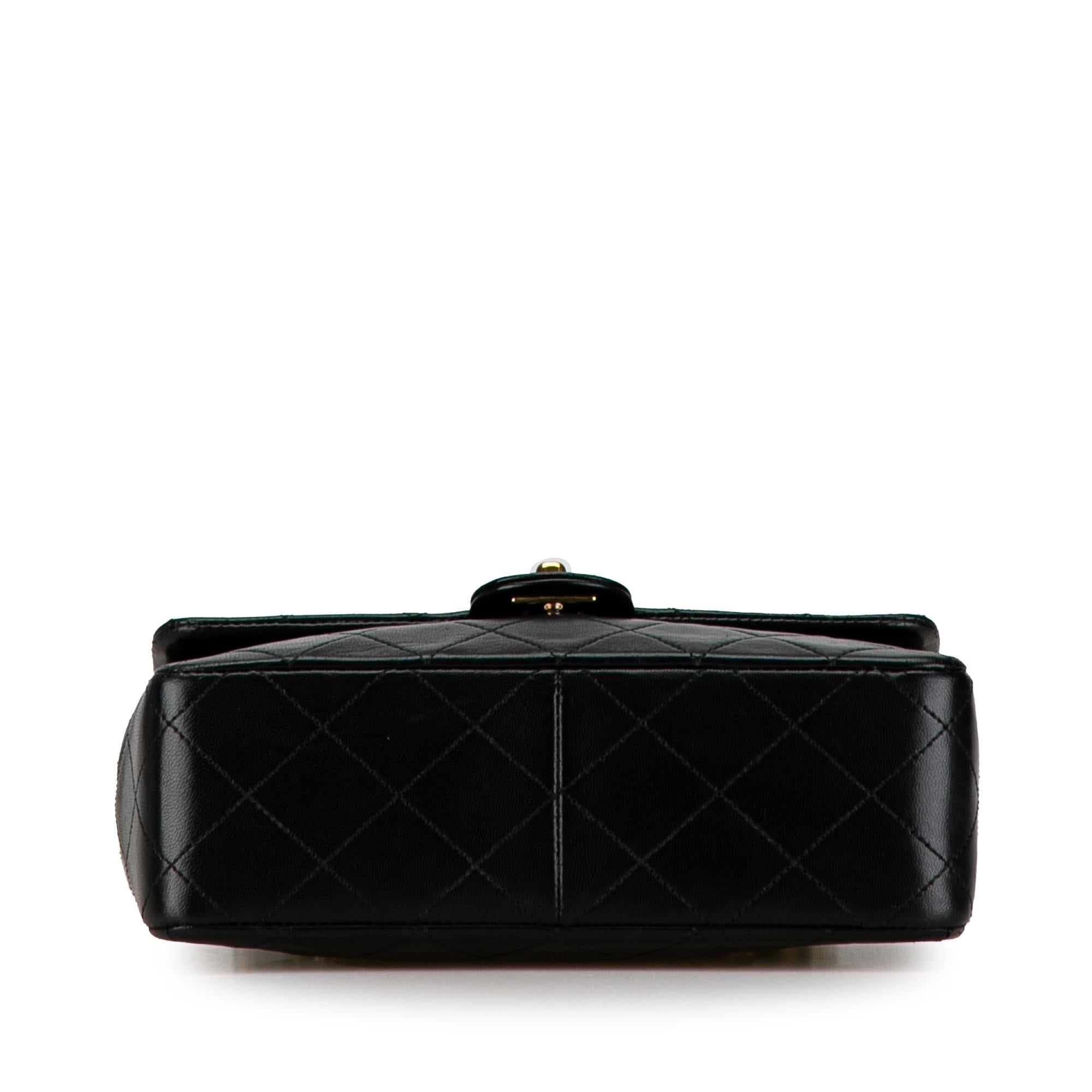 Top Quality Chanel Square Classic Quilted Lambskin Flap (SHG-NCKAmV)
