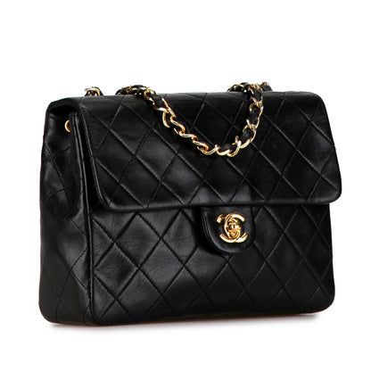 Top Quality Chanel Square Classic Quilted Lambskin Flap (SHG-NCKAmV)