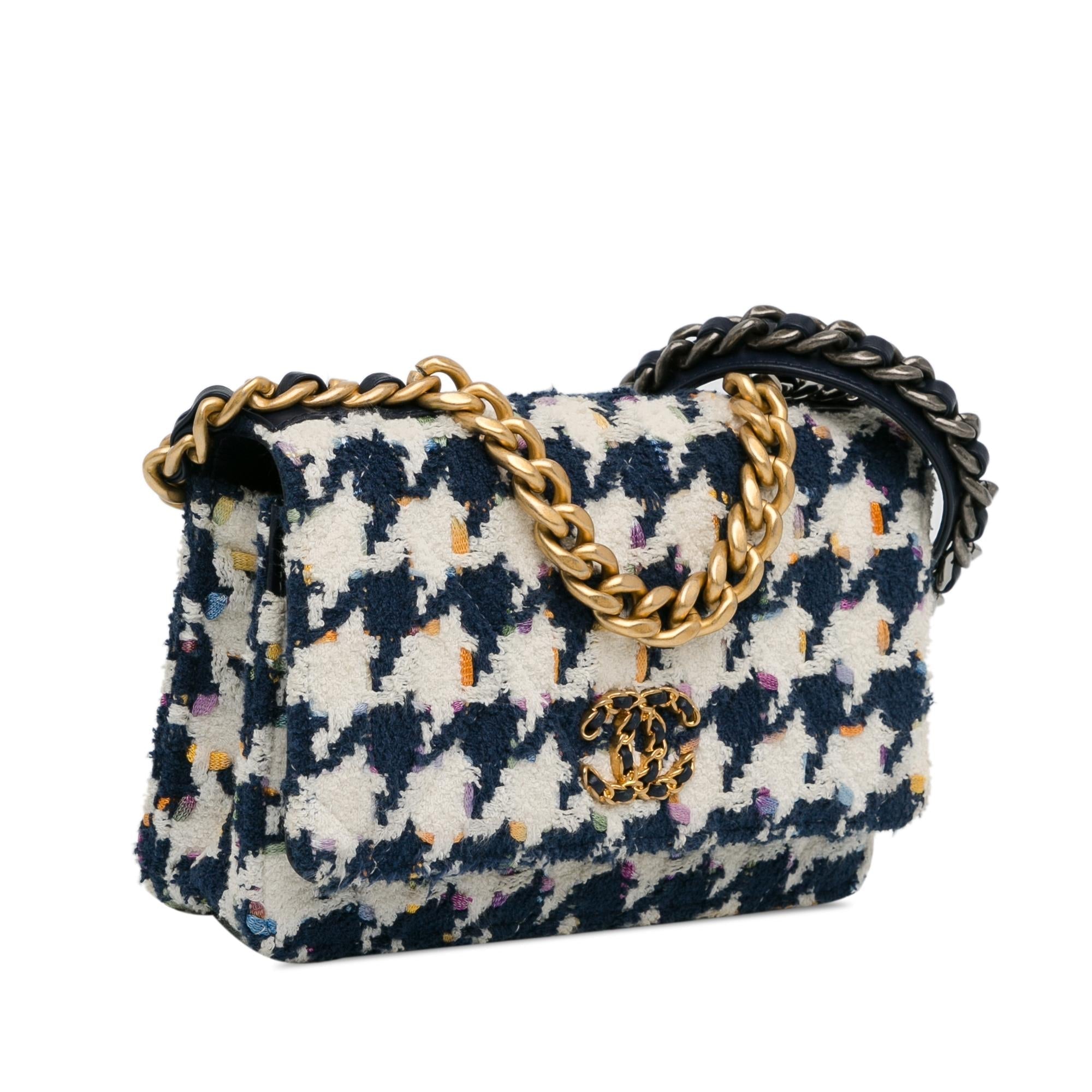 Top Quality Chanel Tweed 19 Wallet On Chain (SHG-9xTfCo)