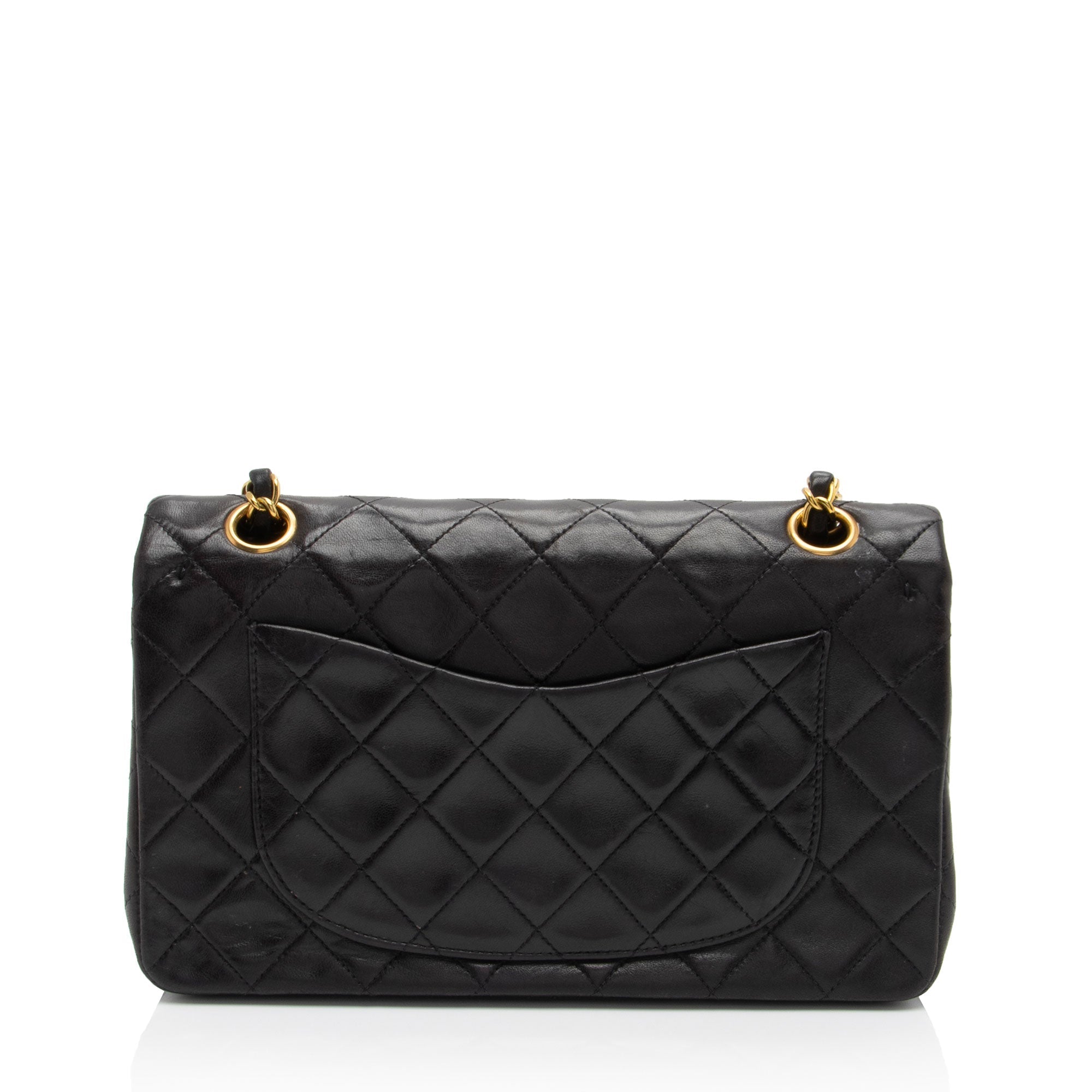 Top Quality Chanel Vintage Lambskin Classic Small Double Flap Bag (SHF-wNnnBD)