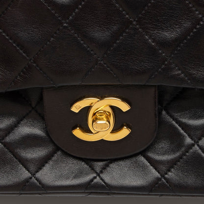Top Quality Chanel Vintage Lambskin Classic Small Double Flap Bag (SHF-wNnnBD)