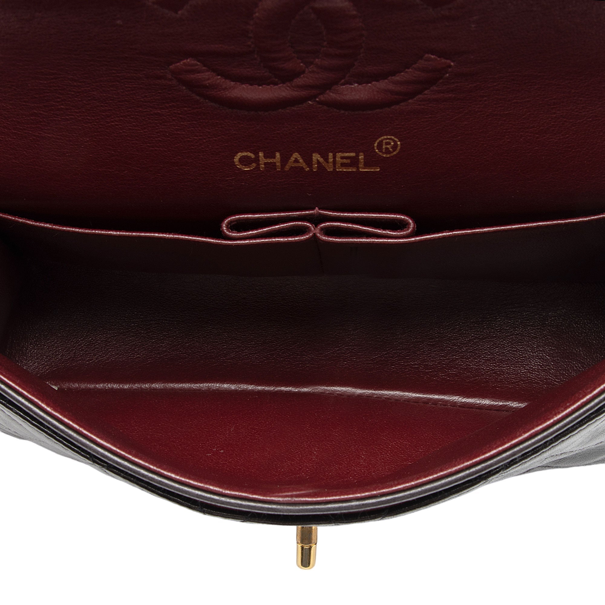Top Quality Chanel Vintage Lambskin Classic Small Double Flap Bag (SHF-wNnnBD)