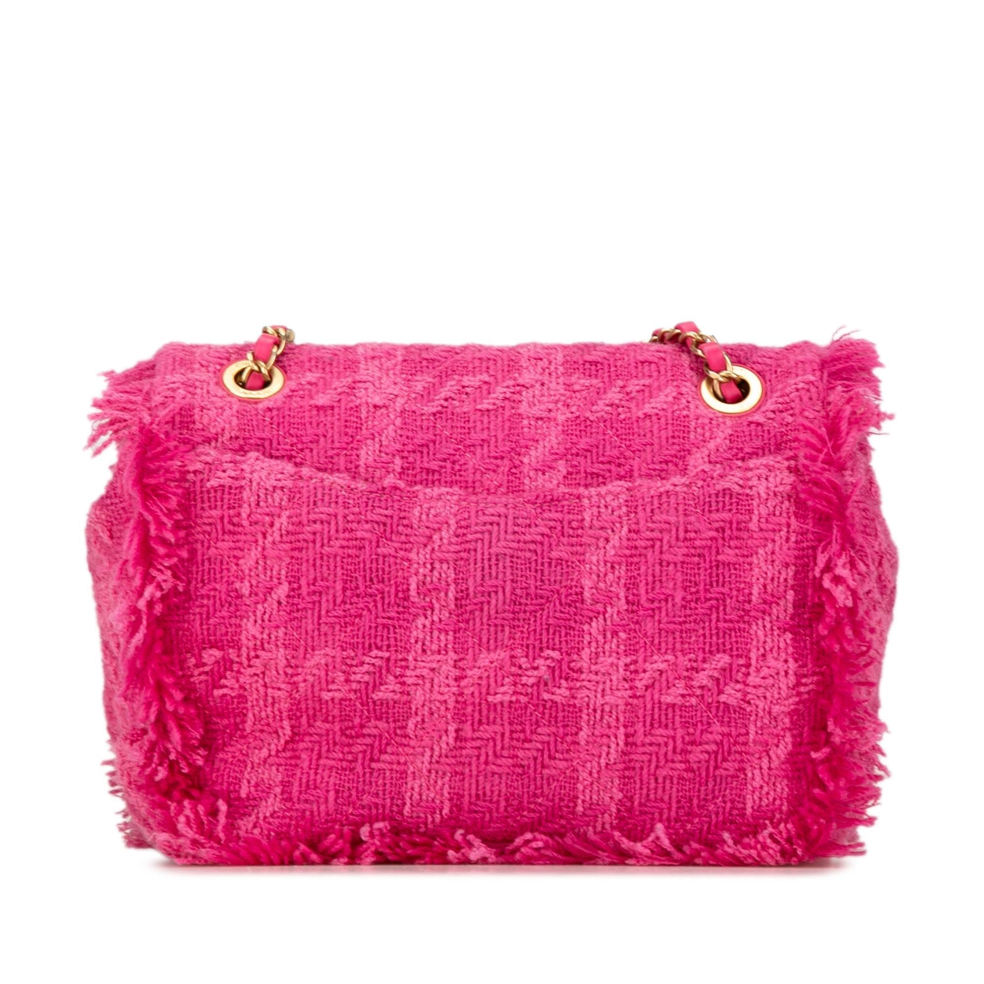 Top Quality Chanel Wool Tweed Giant Logo Flap (SHG-DQ7HUa)