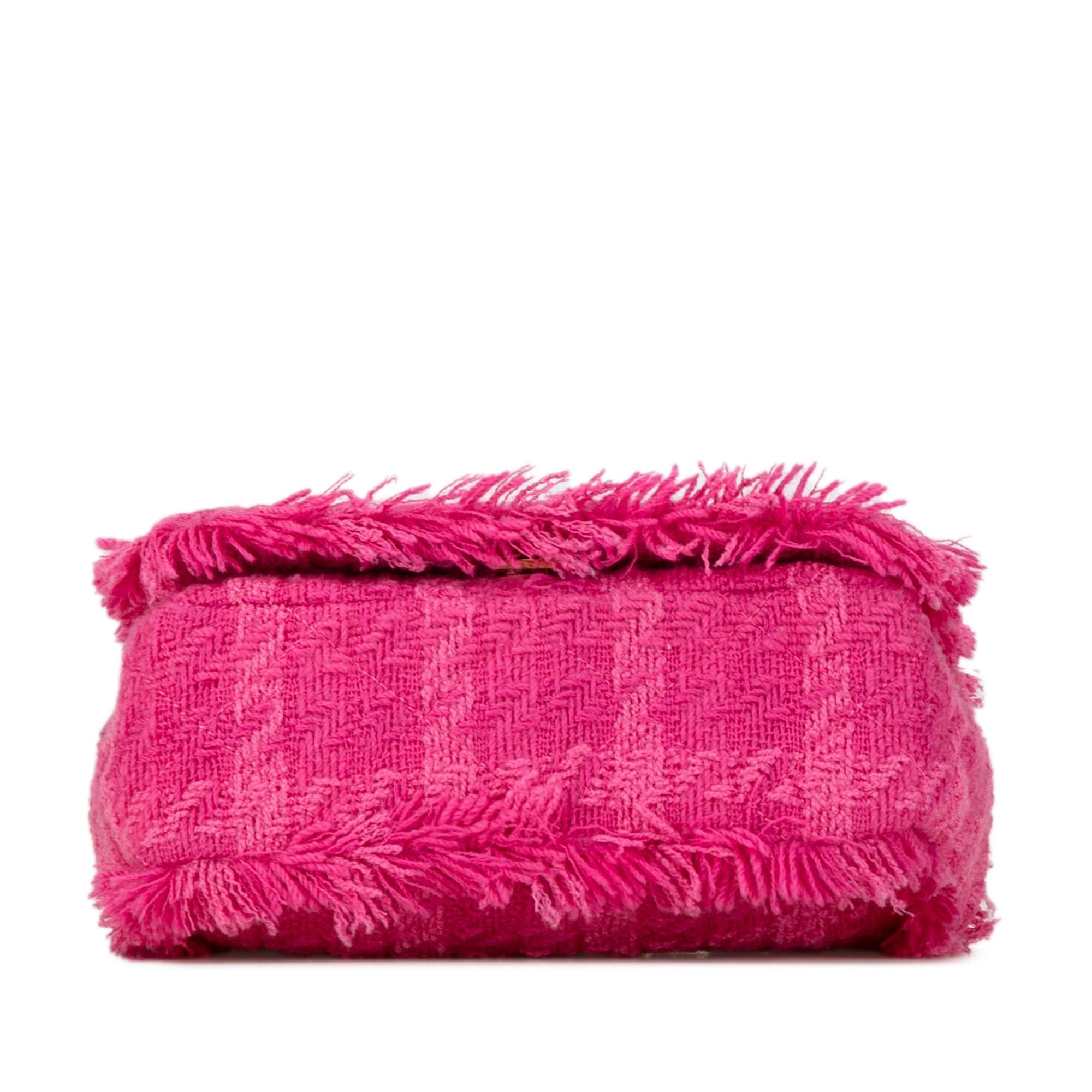 Top Quality Chanel Wool Tweed Giant Logo Flap (SHG-DQ7HUa)